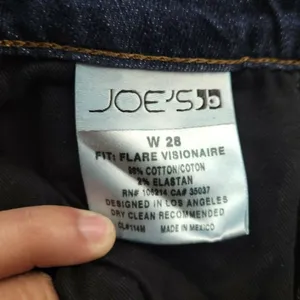 Joe’s Jeans Visionaire High Rise Flare Jeans Women’s Size 28 Blue Stretch Denim thumbnail 8