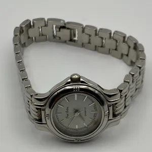 Elegant Fred Belay Ladies Silver Tone Stainless Steel Watch New Battery thumbnail 2