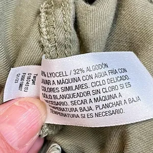 A New Day Army Green Cargo Pull-on Jogger Pants Small thumbnail 6