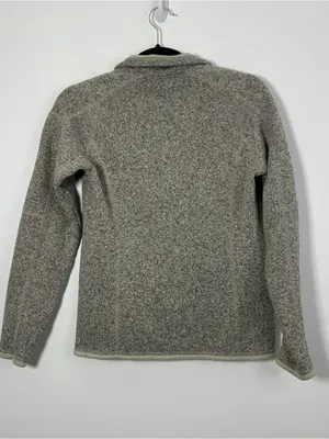 Patagonia Better Sweater 1/4 Zip Pullover Women’s Small Gray Fleece Jacket thumbnail 4