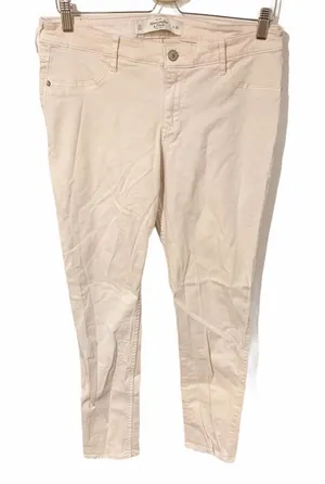 Abercrombie &‎ Fitch Size 10 Light Pink Skinny Cotton Jean thumbnail 1
