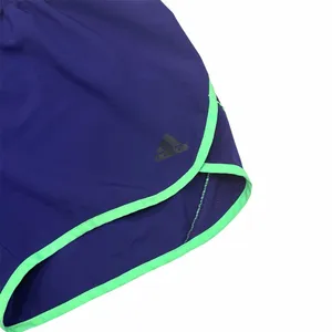 Adidas Womens XS Athletic Running Shorts Blue Green Activewear Sporty thumbnail 4