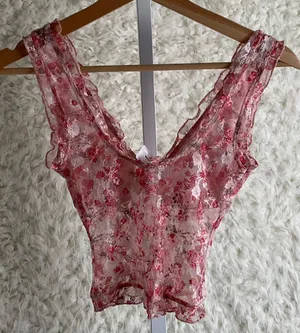Tilly'S Women'S Full Tilt Pink Lace Tank Top~Size Xxs/Petite~Nwt! thumbnail 8