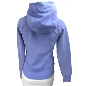 Lululemon Scuba Women's Blue Long Sleeve Zip Hooded Hoodie Sweatshirt Jacket 4 thumbnail 2