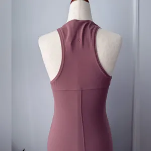 lululemon Align Dress in Mauve Pink Maxi with Slit Size 4 Get Going Slim Fit thumbnail 6