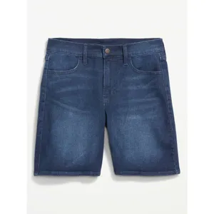 NWT Old Navy High-Waisted Wow Jean Shorts 7-inch inseam Dark Wash Blue US 2 thumbnail 4