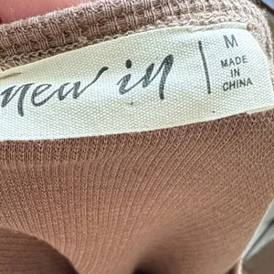 Casual Brown Long Sleeve Women's Top thumbnail 3