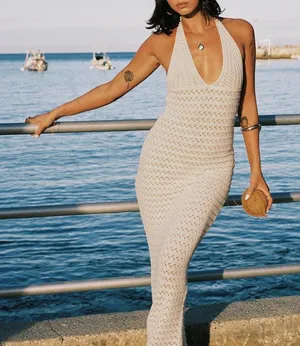 Princess Polly lolanie halter maxi dress thumbnail 1