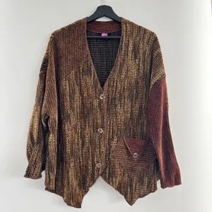 90s VTG JGs Mad Lab Staley Gretzinger Cardigan Sweater Lagenlook Wearable Art thumbnail 4