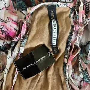 Plenty by Tracy Reese Floral Maxi Dress Sz XS Pink White Boho Gypsy Flowy‎ Sheer thumbnail 5