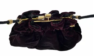 Velvet Kiss Lock Purse Purple thumbnail 2
