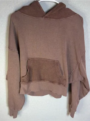 Free People Hoodie Brown Size S thumbnail 1