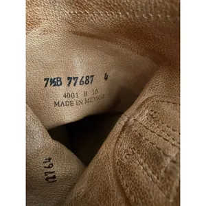 Frye Carson‎ Mid-Calf Leather Boots Tan #77687 Women's Size 7.5B thumbnail 9