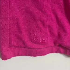 Lauren Ralph Lauren Pink Surplice Ruched V-Neck 3/4 Sleeve Top Large thumbnail 9