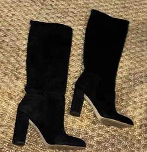 Sam Edeleman Caprice Black Suede Boots thumbnail 2