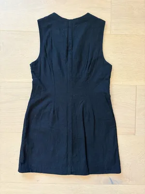 Abercrombie Black Linen Dress thumbnail 2