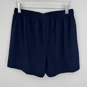 Halara shorts women's large snap high waisted color block active blue white thumbnail 4