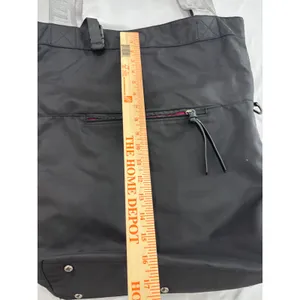 Lifetime Fitness Black Nylon Tote Bag Pink Lining Gym Travel Work Shoulder Bag thumbnail 6