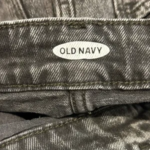Hot old navy stone washed black denim jean skirt Classic pockets sz 12 thumbnail 5