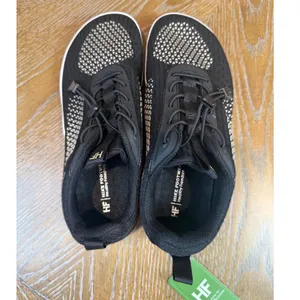 Hike‎ Footwear NEW HF Flow Barefoot Sneakers Cloud Series Black Cream Size 8/8.5 thumbnail 5