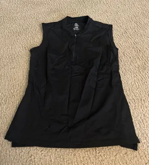 C271 work out top shirt woman sleeveless black xs thumbnail 1
