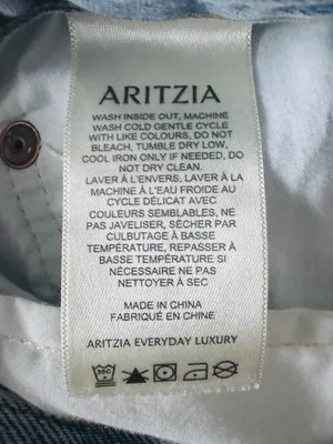 Aritzia Denim Forum The Farrah Hi-Rise Wide Leg Jeans Light Wash Size 29 thumbnail 6