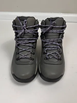 Columbia Yoncalla Mid Waterproof Hiking Boots Women’s 8.5 Gray Purple YL1090-008 thumbnail 2