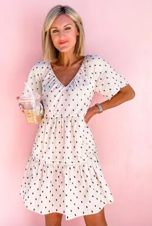madewell cotton-linen lorelei clip polka dot mini dress thumbnail 1