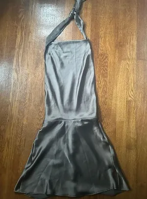 Zara satin dress thumbnail 1