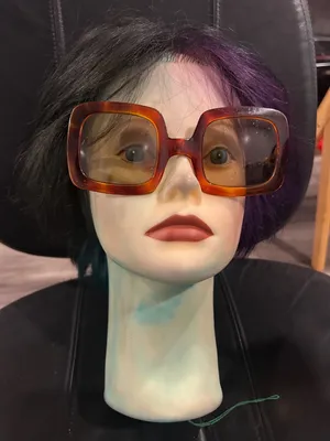 Oversized Square Tortoiseshell Sunglasses thumbnail 1