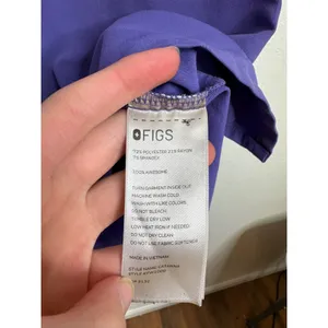 Figs Women's Purple‎ Catarina Scrub Top Size XXL thumbnail 4