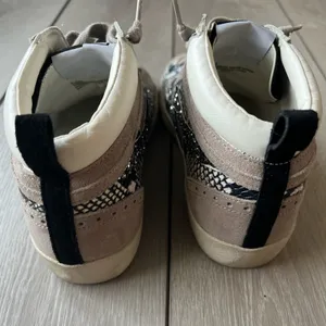 Gianni Bini Women’s high top mixed print animal suede sneaker size 6.5 thumbnail 5