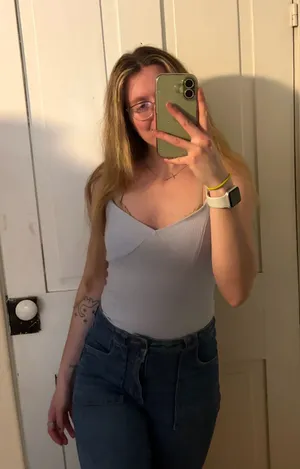 forever 21 blue tank top body suit thumbnail 1
