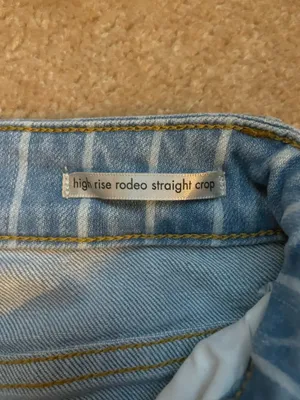 Wrangler High-Rise Rodeo Straight Crop Jeans thumbnail 3