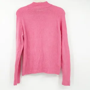 J. Crew Womens Fall Barbiecore Button Extra‎ Soft Yarn Wool Blend Sweater Size S thumbnail 8