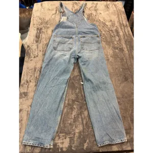 Abercrombie & Fitch Overalls Womens Blue Distressed Denim M thumbnail 9