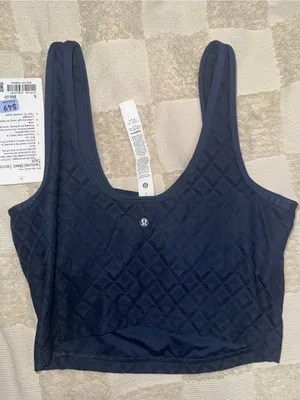 NWT Lululemon Textured‎ Mesh Tennis Tank size Small thumbnail 4