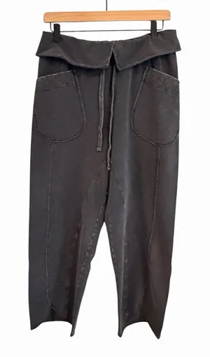 Daily Practice Anthropologie Sweatpants Sz S Foldover Waistband Athleisure Boho thumbnail 1