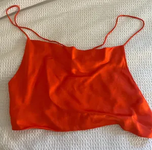 ZARA Orange Backless Top thumbnail 4