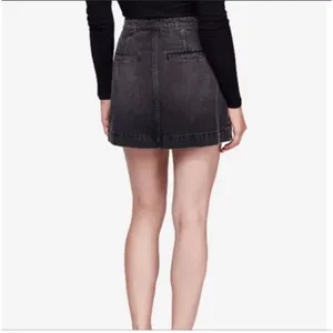 Free People Don’t Get Me Wrong black denim skirt size 27 thumbnail 2