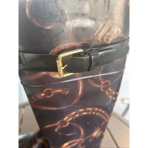 Ralph Lauren Rosalyn 11 Rain Boots Brown/Tan /Pull On Size 5 thumbnail 12