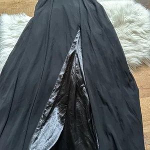 LULU’S Love Me Forever Black Tie Strap Square Neck Maxi Dress thumbnail 11