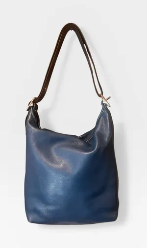 Authentic Coach Legacy Large Candace Tassel Carryall Tote Duffel bag Blue thumbnail 1