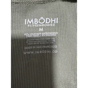 Imbodhi Sonnet‎ Ribbed Jumpsuit Green Women's Size Medium thumbnail 13