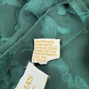 Victoria's Secret Vintage 80s/90s L Gold Label Satin Chemise Babydoll Slip Dress thumbnail 9