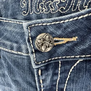 Miss Me Boot Jeans Women’s Size 28 JW5078B5 Embellished Rhinestones Low Rise thumbnail 5