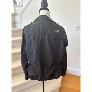 The North Face Black Front Zip Lightweight Windbreaker Jacket thumbnail 2