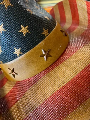 USA American Flag Cowboy Hat thumbnail 9