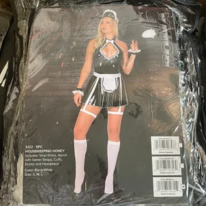 NEW Roma Housekeeping Honey Sexy Maid Costume Size Large thumbnail 6