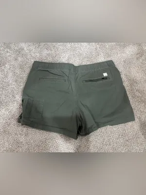 Vuori Ripstop Short Army Green Pockets Drawstring Cotton Hiking Outdoor Climb XL thumbnail 8